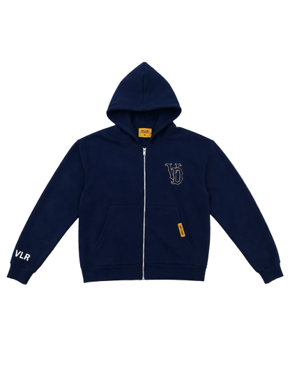 District 1 - Moonlight Blue Zipup Hoodie (PRESALE)