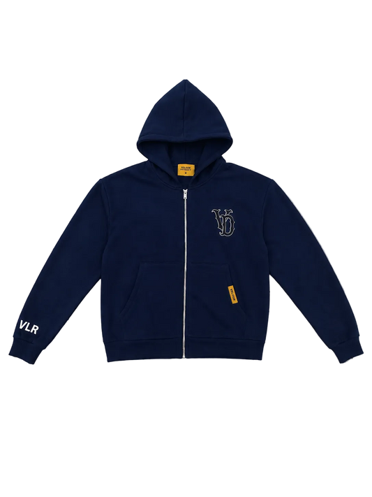 District 1 - Moonlight Blue Zipup Hoodie (PRESALE)