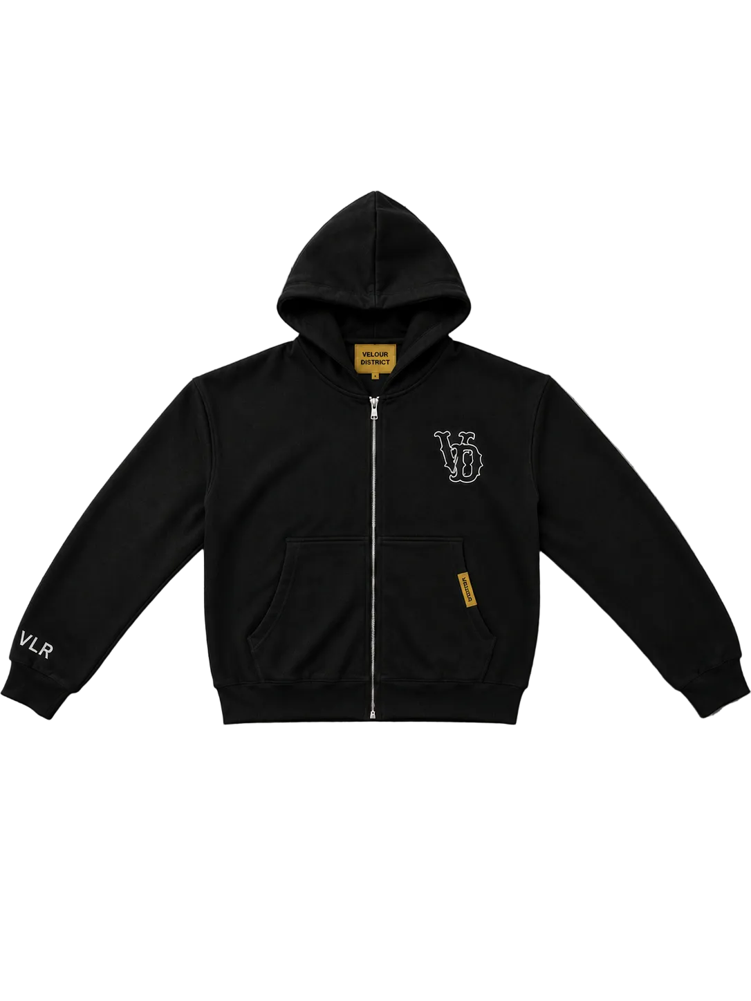 District 1 - Shadow Black Zipup Hoodie (PRESALE)