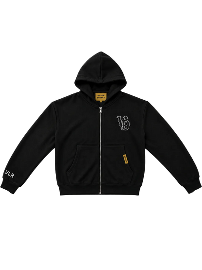 District 1 - Shadow Black Zipup Hoodie (PRESALE)